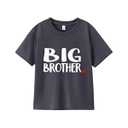 Big Brother Shirts for Toddler Boys 2-5 Years; Heart Graphic Tee; Soft Cotton Short Sleeve T-Shirt