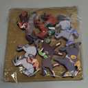 6pcs Derby Decorations Wooden Table Centerpieces Double Sided Derby Party Supplies Horse Party Table Decorations for Horse Racing Festival Tiered Tray Decor Supplies