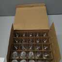 25Pack E17 LED Bulbs ST40 Replacement Light Bulbs, 0.6Watt Per Bulb, Waterproof Shatterproof Dimmable LED Replacement Bulbs for Indoor Outdoor Patio Wedding ST40 String Lights, Warm White, 2700K