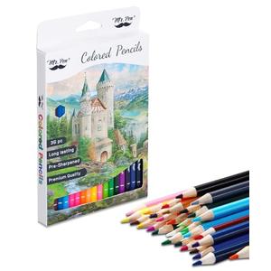 Mr. Pen- Colored Pencils for Adult Coloring Books, 36 Pack, Soft Core Color Pencils for Adult Coloring Book, Drawing, Sketching, Blending & Shading-Art Supplies 2 Pack