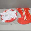 Outdoor Christmas Decorations -Joy Nativity Sets for Christmas Outdoor Xmas Nativity Lawn Religious Scenes Yard Decor with Stake for Home Lawn Pathway Walkway, Red, White