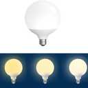 LED Globe Bulb, 120W Equivalent Light Bulbs, 12W 3color White Bulb, 1200 Lumens Switch Warm,Natural and Cool White LED Bulb, E26 Standard Base (12W 3Color 1PACK) (G120)