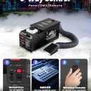 Low Lying Fog Machine Water Based, 1800W Ground Fog Machine with Wireless Remote, DMX 512 & Manual Control | Replaces Bulky Dry Ice Machines | Compact Size for Halloween, Wedding, DJ Stage, etc.