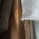 48 Solid Fireplace Mantel, Rustic Floating Wooden Shelf, Wall Mounted Mantel with Invisible Iron Bracket, Dark Oak