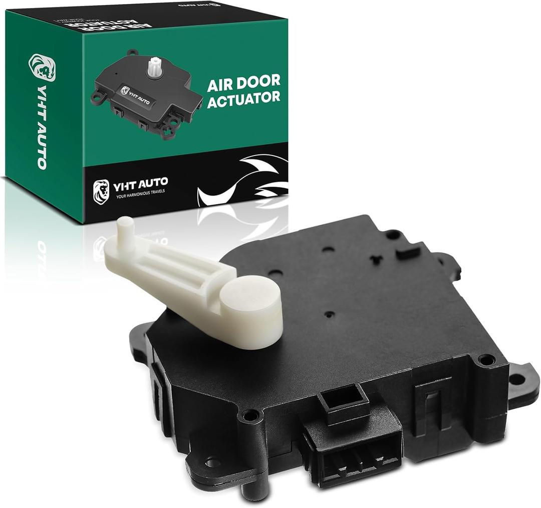 YHTAUTO HVAC Air Door Actuator Heater Blend Door Levers - Fits Cadillac CTS 2003-2005, SRX 2004-2005 - Main Temperature 6 Pins Air Flap Actuator - Replaces# 25740395
