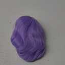 FAELBATY Short Wavy Purple Wigs With Air Bangs Shoulder Length Wig For Women Girls Curly Wavy Synthetic Halloween Cosplay Costume Wigs (12" Purple)