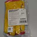 toolant Winter Leather Work Gloves, Warm 3M Thinsulate Lining for Cold Weather Work, Thermal Insulated Gloves (Small, Yellow - Winter Version (1 Pair))