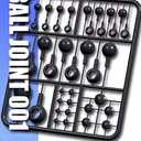 Custom Ball Joint for MG RG HG Model,Resin Cast Kit, Action Figures 6-7" Ball Joint Parts Detail Movable Action