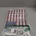 Clysee 100 Pcs Patriotic Gift Bags Bulk with Drawstring 4th of July Plastic American Flag Treat Goodie Bags USA Red Blue and White Candy Pouches Independence Day Patriotic Party Favors Supplies