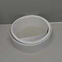 82.5" x 3.5" White PVC Vertical Blind Replacement Slats Curved Smooth (5 Pack)