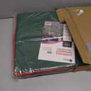 HOLDN STORAGE Premium Christmas Ornament Storage Container - Holds Up to 72-4 Ornaments Durable 600D Fabric - Adjustable Dividers - 3 Individual Trays - Metal Frame - Green