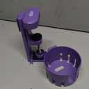 KDD 2 in 1 Headphone Hanger with Desk Cup Holder - Under Desk Clamp Rotatable Headset Holder - Suitable for Coffee Mups, Water Cups, Headphone(Purple)