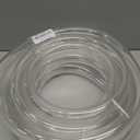 DAVCO 1" ID x 25ft Clear Vinyl Tubing, Low Pressure Flexible PVC Tubing, Heavy Duty UV Chemical Resistant Lightweight Plastic Vinyl Hose, BPA Free and Non Toxic