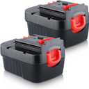 2P 4800mAh HPB14 Battery NI-MH Replacement for Black and Decker 14.4v battery FSB14 FS140BX A1714 499936-34 499936-35 BD1444L Compatible with Black and Decker 14.4V Battery Cordless Power Tools
