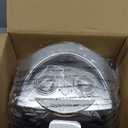 GiveBest Portable Electric Space Heater with Thermostat, 1500W/750W Safe and Quiet Ceramic Heater Fan, Heat Up 200 Square Feet for Office Room Desk Indoor Use, Silver (Silver)