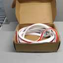 Flexible Quarter Round Molding, Peel and Stick Rubber Quarter Round Trim White (20FT)