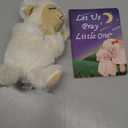 MyMateZoe Baptism Gifts for Boys, Great Christening, Dedication and Baptism Gift Set for Boys and Newborn Baby, Includes 7" Praying Lamb Plush Toy and Let Us Pray Baby Book in Keepsake Gift Box
