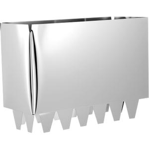MorningRo 1 Pcs HVAC Metal Register Collar 4" x 10" x 6" Deep Installation Tabs to Clip Ends Together and Reduce Air Leakage Silver