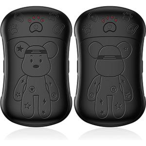 Pack of 2 Electric Hand Warmers Pocket Warmer Reusable 6000 mAh Rechargeable Pocket Oven Magnetic Hand Warmers Outdoor Camping Heating Gifts for Men Women Children