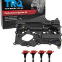 TRQ Ignition Kit Ignition Coil Valve Cover Compatible with 2019-2020 Hyundai Santa Fe 2017-2018 Santa Fe Sport 2015-2019 Sonata 2016-2020 Kia Optima Sorento