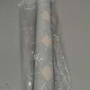 Livelynine Art Deco Wallpaper Peel and Stick Green & Gold Wall Paper for Bathroom Accent Bedroom Kids Prepasted Waterproof Self Adhesive Contact Paper Decorative Palm Fan Cabinet Vinyl Wrap 17.5x78.8"