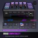 FIFINE Gaming Audio Mixer, Streaming RGB PC Mixer with XLR Microphone Interface, Individual Control, Volume Fader, Mute Button, 48V Phantom Power, for Podcast/Recording/Vocal/Game Voice-AmpliGame SC3