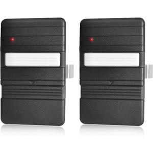 GT90-1 Garage Door Remote Control, Compatible with Genie Overhead Door 9 and 12 Dip Switches 390MHZ openers, Replacement for GT90 MAT90 GT912 AT90 (Pack of 2)