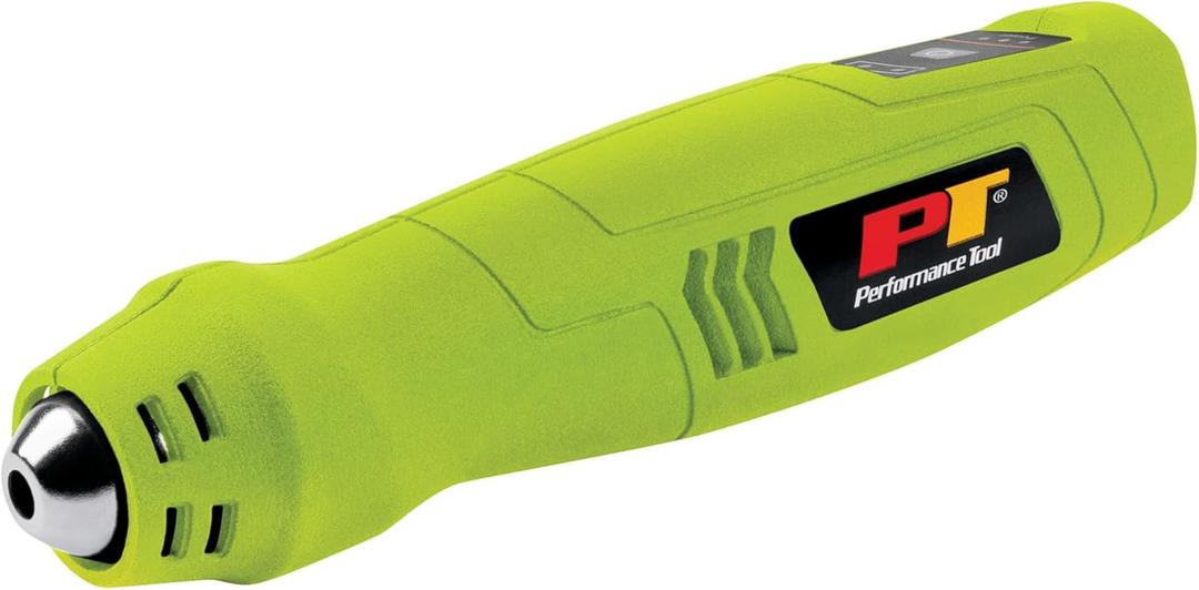 Performance Tool W2082 Compact Rechargeable Cordless Heat Gun, 600 Degree Max Output, Vinyl Wrap, Shrink Tubing, Wire Connectors, Crafts, Phone Repair