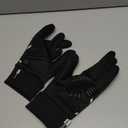 Winter Gloves Men Women, Warm Thermal Windproof Touchscreen Non-Slip,for Cycling Driving Running Hiking (Large, Black)