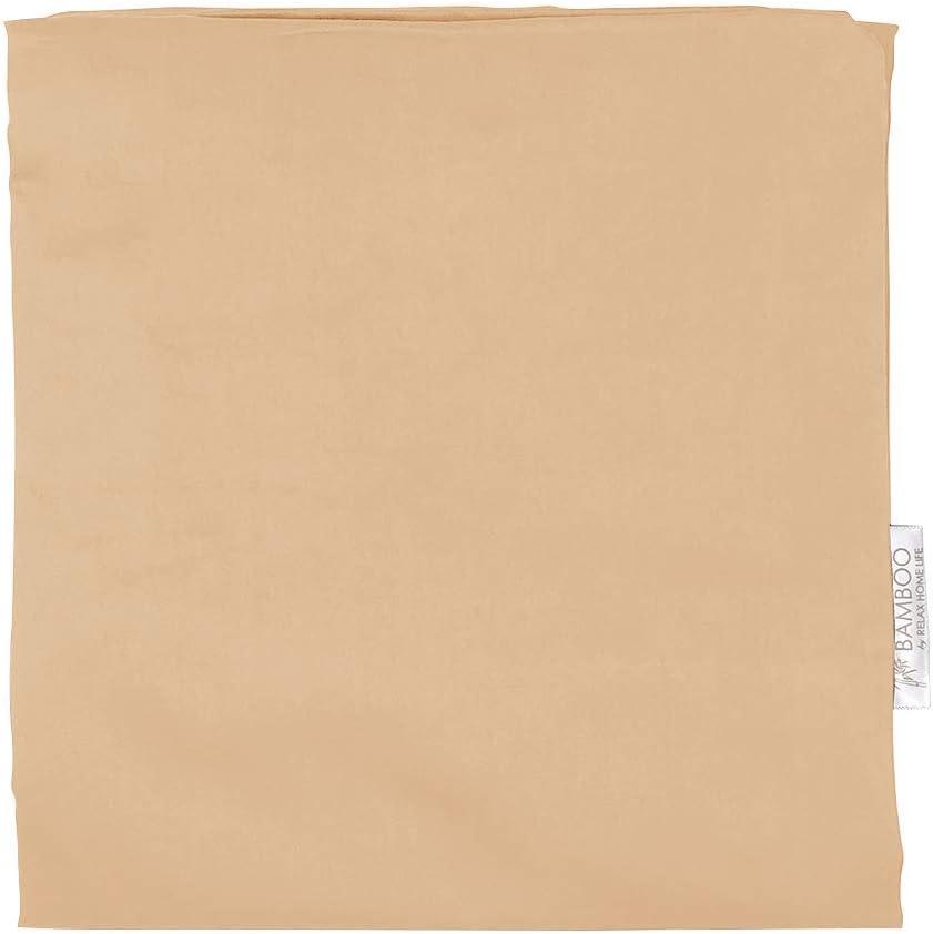 Wedge Pillowcase, 100% Egyptian Cotton, Fits 7.5" Bed Wedge, Beige, 25" W x 26" L x 7.5" H