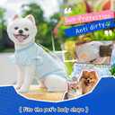 2 Pack Dog Shirts,Breathable Mesh Dog Clothes for Small Dogs and Cat Lightweight Soft Pet Sleeveless Vest for Spring Summer Autumn