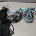 Aegend Snorkeling Gear for Adults Youth Kids, Snorkel Mask with Top Dry Valve - Panoramic View Anti-Leak and Anti-Fog with Mesh Bag for Snorkeling, Scuba Diving, Freediving & Swimming (2 PACK-Black & Green)