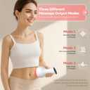 Lymphatic Drainage Massager & Anti Cellulite Massage Tool, Lymphatic Massager,Helps Reduce Stretch Marks & Cellulitefor Belly, Arms & Legs,Body Sculpting Machine with Heat & Vibration