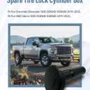 84304677 Spare Wheel Lock Cylinder Case Fit for Chevy Silverado for GMC Sierra 1500/2500/3500 HD 2019-2025, Rear Bumper Tire Carrier Cover