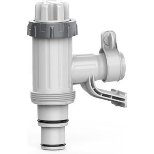 SUMMERBUDDY Pool Hose Adapter for Above Ground Swimming Pool, Pool Replacement Parts with Plunger Valve and Pool Pipe Holder Compatible with Intex/Bestway/Stock Tank Pool, Pool Pump Parts