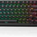 wegear Cherry x PIXIU 98 8KHz Esports Gaming Mechanical Keyboard, 8000Hz Polling, MX2A Red Switches, Tri-Mode Bluetooth/2.4G/USB-C Wired, Hot-Swap Gasket Custom Keyboard with Knob, PBT, RGB Backlit