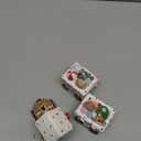 Hodao Christmas Gingerbread Man Train Figurines - Cute Indoor Holiday Decorations for Tabletop, Fireplace, or Centerpiece - Perfect Winter Christmas Decor and Gift (7.5" L Brown)