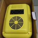 ICEBOX IBMF4SUN 4-Liter Fridge Cooler/ Warmer, Portable Holds, Compact for Skincare, Beverages and Food Refrigerator, Mini (4 L / 6-Can), Sun Yellow