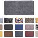 Mabel Home Anti Fatigue Floor Mat- 3 Size(20x32 & 20x39 & 24x70),16 Colors - Standing Desk Mat-Kitchen Floor Mat-Stain ResistantHome Non-Slip Bottom, Extra Soft (Grey, 20" x 32")