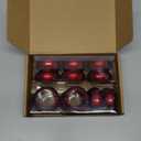 Red Acrylic Napkin Rings Set of 12, Christmas Napkin Holder Rings 2.5 Serviette Buckles for Dining Table Decoration, Wedding, Thanksgiving Party, Banquets, Holiday Gathering