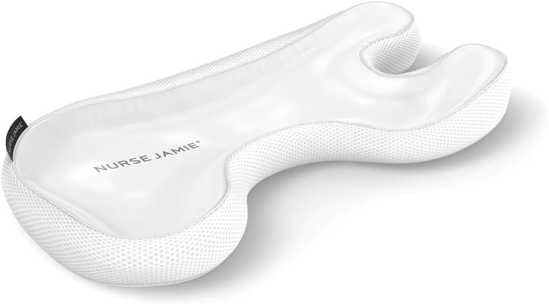 Nurse Jamie Beauty Bear Replacement Pillowcase  Mesh, Silky White Cover, Minimize Sleep Lines, Gentle on Skin (22" x 11")