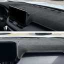 for Toyota Rav4 Accessories 2025 2024 2023 2022 2021 2020 2019 Dashboard Cover Dash Cover Mat Custom Fit Center Console Cover Sunshield Protector RAV 4 PadBlack Trim