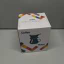 Super-Duper glass coffee 600ml glass coffee maker Made of high borosilicate glass Stainless steel filter pour over coffee carafe coffee maker non electric