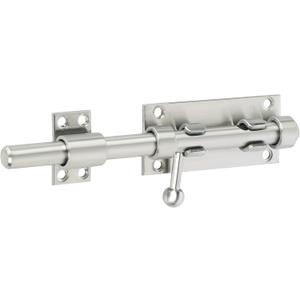 Alise 8 Inch SUS304 Stainless Steel Gate Latch, Padlock-Style Slide Bolt Latch,Thickened Heavy Door Latch Lock, Barrel Bolt Latch for Outdoor Fence, Window,Shed Door Brushed Finish MCX7008-LS