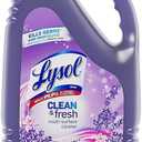 Lysol Multi-Surface Cleaner, Sanitizing and Disinfecting Pour, to Clean and Deodorize, Lavender and Orchard Essence, 144oz (Pack of 1)