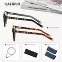 Bifocal Reading Glasses Women Cat Eye Blue Light Blocking Computer Reader Clear Top No Line Transition Ladies Eyewear (Black & Tortoise Gilding)