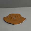 Baby Boy Sun Hat Toddler Summer Bucket Beach Hats for Girls Sun Protection UPF 50+ Cotton Linen (0-3 Months, Army Green)