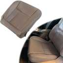 SecosAutoparts Oak Tan Front Driver or Passenger Side Bottom Leather Seat Cover Compatible with Toyota 4Runner 1996 1997 1998 2000 2001 2002