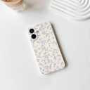 NITITOP Compatible with iPhone 16 Plus Case Cute Flower Women Girls Floral Rose Design Vintage Shockproof Soft Girly Slim TPU Fashion Protective Phone Cover - Purple