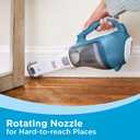 BLACK+DECKER dustbuster AdvancedClean Handheld Vacuum Cordless, Compact Home and Car Vacuum with Crevice Tool ,Rotating Nozzle and Charging Station, Large Dust Bowl (CHV1410L)